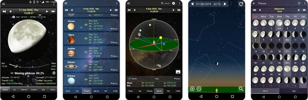 13 Best Moon Phase Apps For Android And IOS - REGENDUS